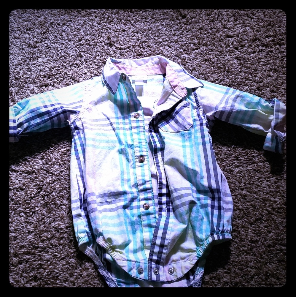 Baby boys dress onesie